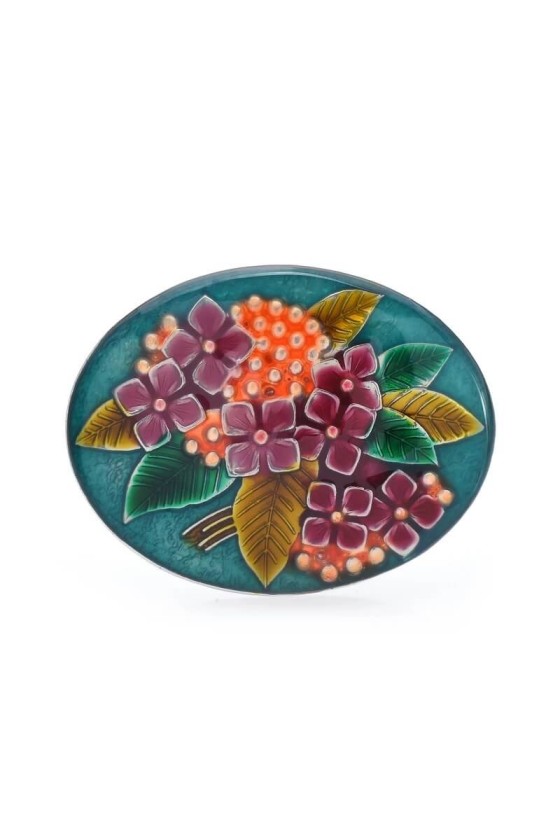Brošňa Kvetinový obraz